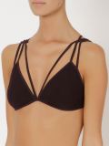 strappy design tulle bra