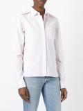 frilled detailing oxford shirt