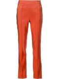 slim-fit tailored trousers