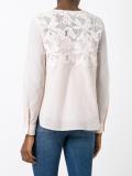 guipure lace blouse