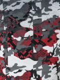 camouflage print track shorts