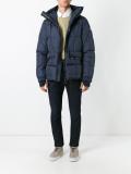 hooded padded jacket