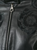 Baroque embroidered cropped jacket