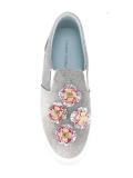 embellished slip-on sneakers 