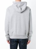 embroidered logo hoodie