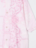 striped baroque romper