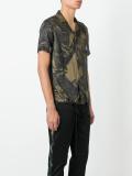 palms print shortsleeved shirt