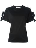 ruffled sleeve top