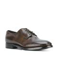 distressed lace-up shoes
