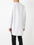 detailed placket shirt
