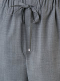 wide-leg cropped trousers