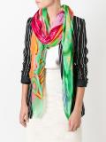 text print scarf 