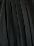 pleated knee length dress