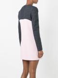 houndstooth panel dress