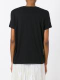 sequin flower heart Dani T-shirt