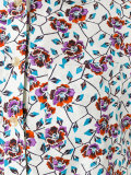 collarless floral shirt