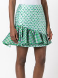 asymmetric frill skirt