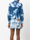 bleached denim skirt jumpsuit
