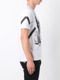 mask print T-shirt