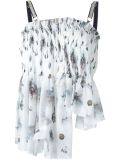 draped smock top