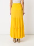 long silk skirt
