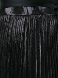 pleated wrap dress