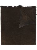 raw edge scarf