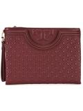 embossed clutch