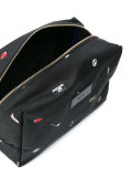 cufflink print wash bag 