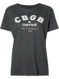 letter print T-shirt