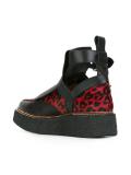 leopard print platform loafers