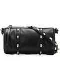 studded barrel shoulder bag
