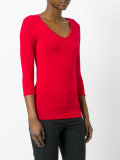 three-quarter sleeve T-shirt 