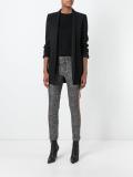 glitter effect skinny trousers