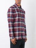 plaid button down shirt
