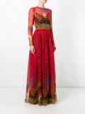 'Volcano' evening dress