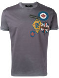 logo patch print T-shirt