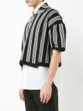 cropped striped shirt 