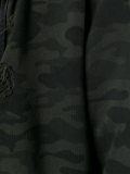 camouflage print hoodie 