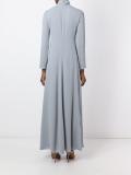 funnel neck maxi dress