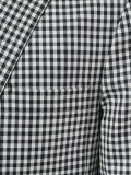 checked blazer