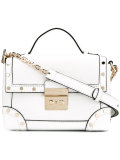 studded structured tote