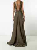 flared maxi dress