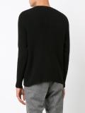 ribbed crew neck jumper