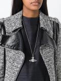 saturn pendant long necklace