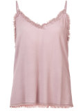 fringe-hem tank top
