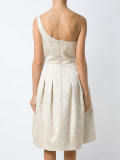 one shoulder jacquard Rogeria dress