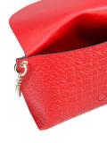 logo embossed shoulder bag