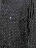 polka dots hooded coat