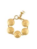 quilted button bracelet